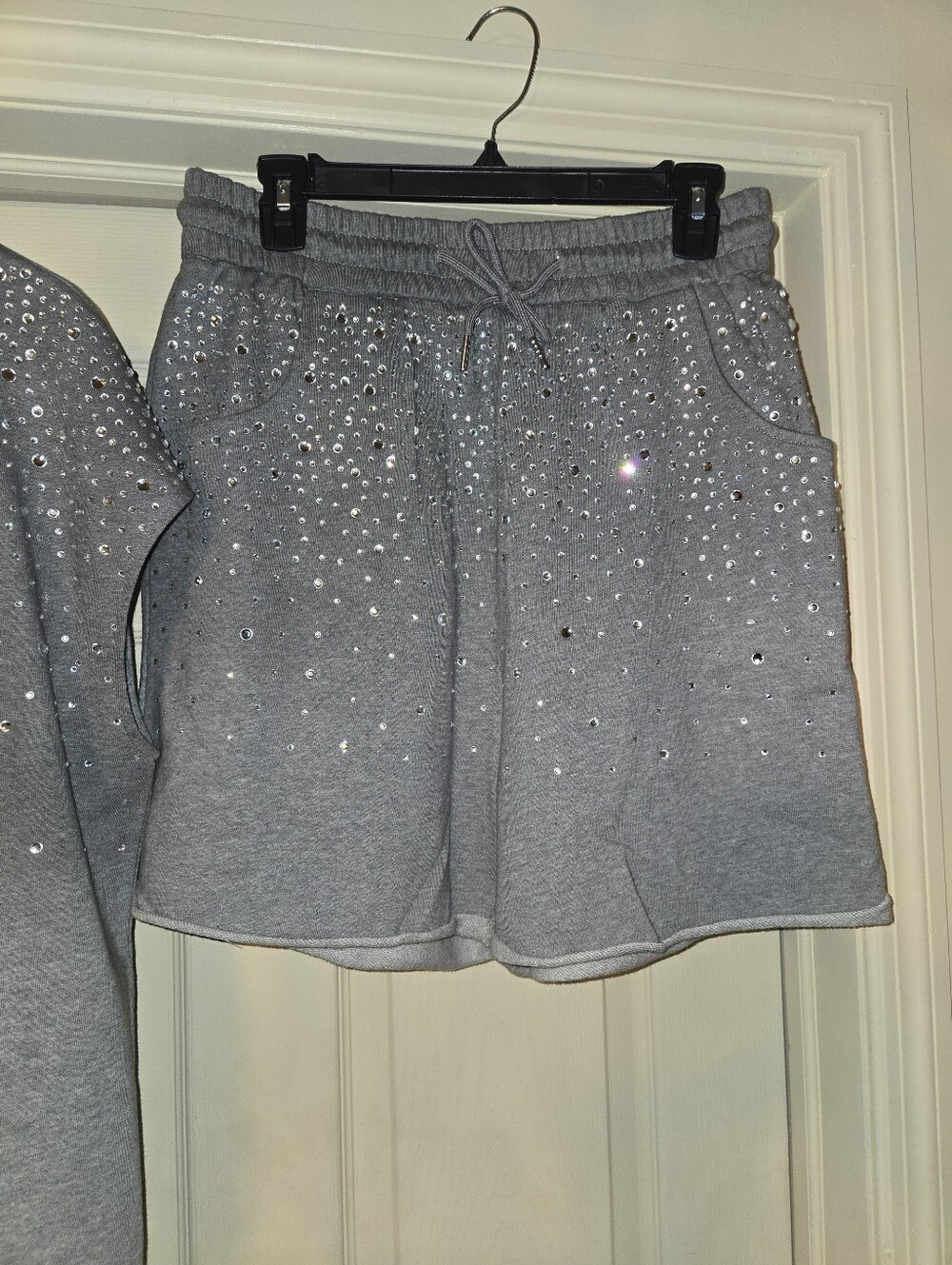 NewGens High Rise Rhinestone Short Set - Picture 7 of 8